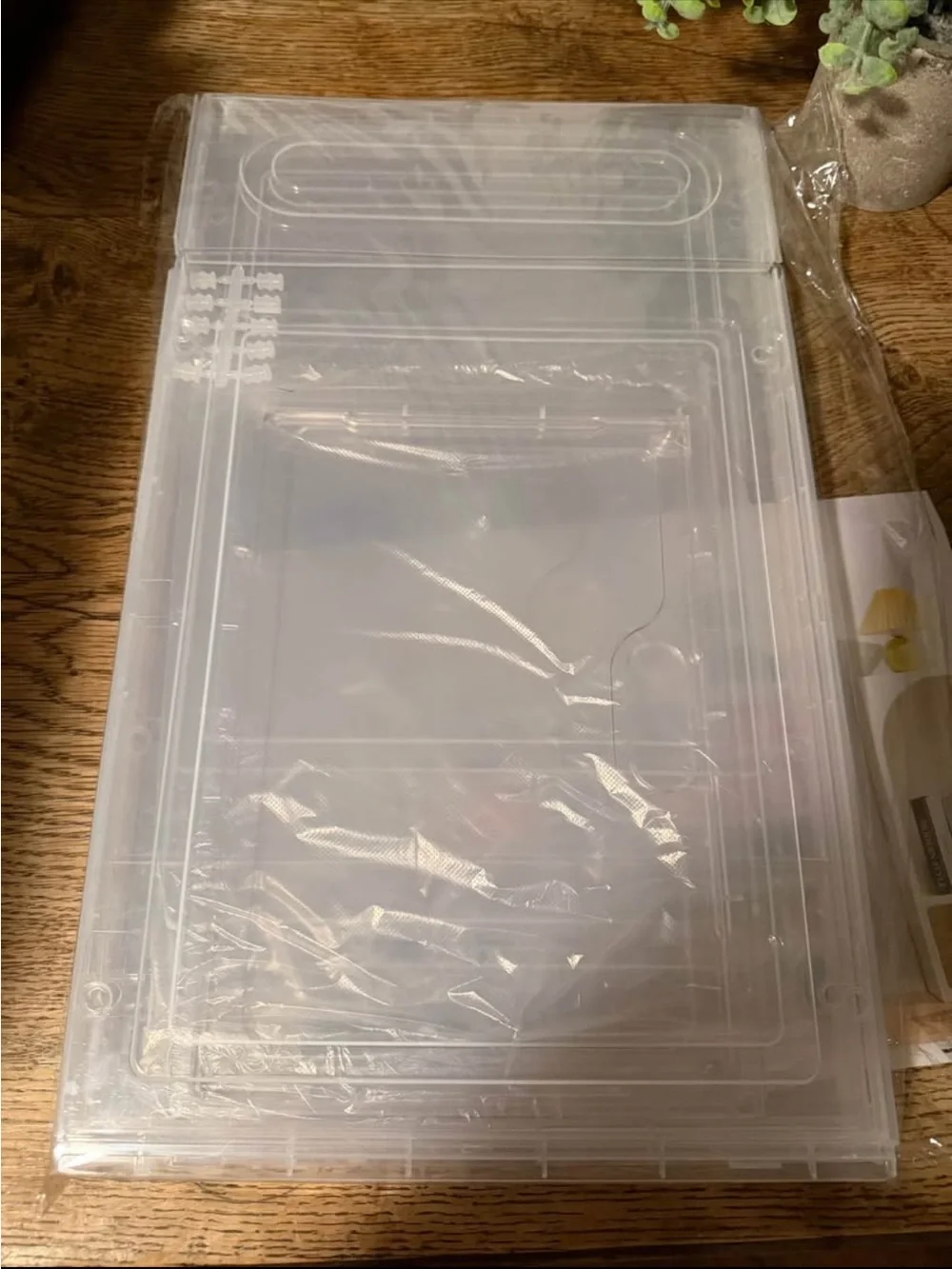 Clear Stackable Shoe Storage Boxes - Transparent Organizer Magnetic